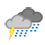 Orage modéré