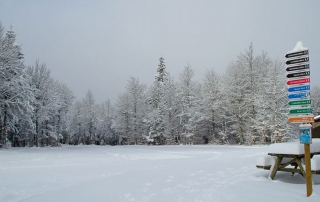 La neige arrive en Ardèche