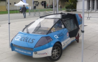Le solartaxi de Louis Palmer