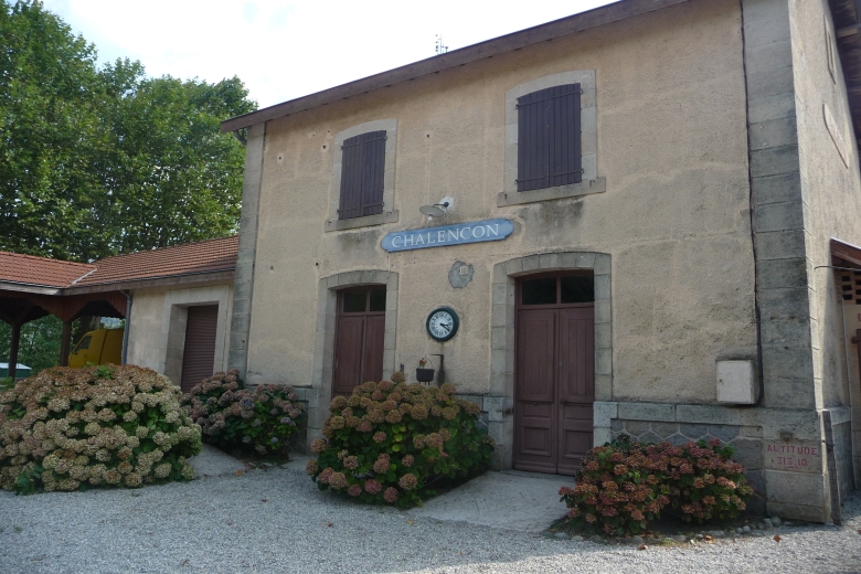 La gare de Chalencon - Ardeche-actu - 2016