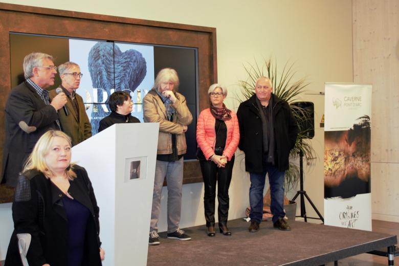 Inauguration exposition Origin Caverne Pont d Arc