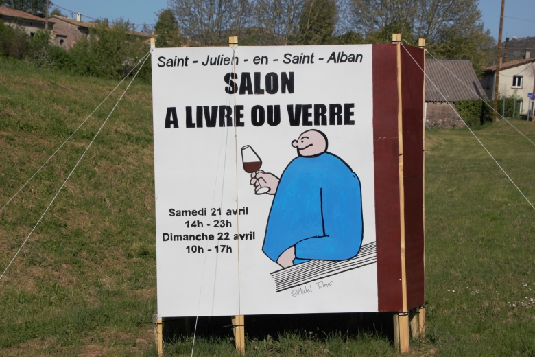 Salon a livre au verre